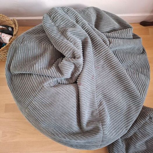 bean bag and footrest