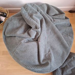 bean bag and footrest