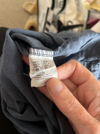 100% Italian linen trousers