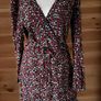 &other stories wrap around dress flowers pattern long sleeve new size 10 Image 2