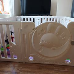 Large Baby Playpen with Door | Adjustable Play Yard
