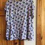 Weird Fish Ladies Floral 100% Organic Cotton T Shirt Size 20 Includes Postage Image 4