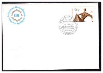 1979 Irish Art; "Seated Figure" by FE McWilliam Commemorative Stamp P&T First Day Cover (FDC)