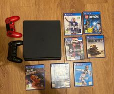 PS4, remotes and 7 games