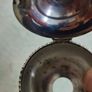 Vintage Silver Colour Mustard Pot WITH OUT Blue Glass Inner Pot Image 3