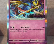 pokemon card  zacian staff promo