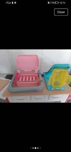 Barbie playdough kitchen set