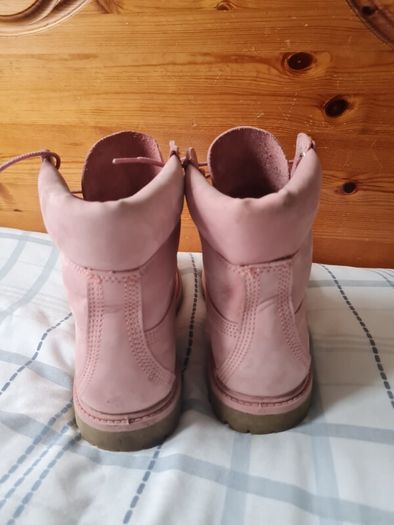 Timberland premium boots Size 7 eu 41 pink suade In excellent condition