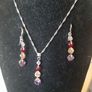 Sterling Silver Pendant and Earrings Image 3
