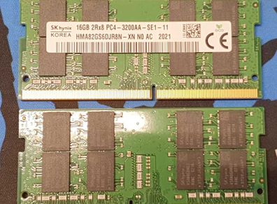 Sk Hynix 16gb Ddr4 Laptop Ram | 3200mhz | Pc4-3200aa | 2x8gb