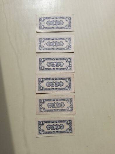 7 1942 WWII  Japanese  Oppucation  Notes .Malaysia