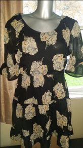 Floral flared mini dress Atmosphere size UK14 EU42 Postage included