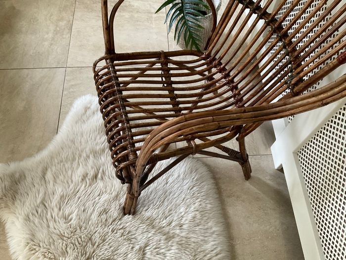 Vintage Bamboo & Rattan Chair