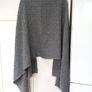 Fraas Large Grey Wool Wrap. Image 4