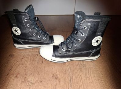 Converse Chuck Taylor All Star Berkshire Waterproof Leather Boots, size 2.5UK