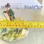 A gentleman holding a walking stick, mounted on what appears to be an onyx or serpentine stone base as ashtray or pine holder.Royal Doulton Figure "Owd Willum . Designed by L Harradine it was issued between 1949 and 1973. Image 3
