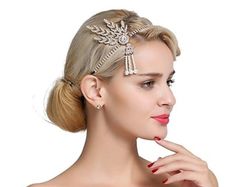 Costume head jewelry beads headband pearl