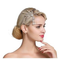 Costume head jewelry beads headband pearl