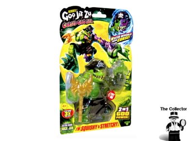 Heroes of Goo Jit Zu Cursed Goo Sea Rock Jaw Ultra Rare Figure Brand New Sealed Rare Hard To Find