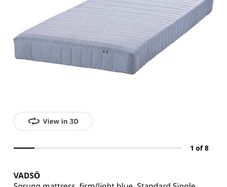 Single bed and Mattress New