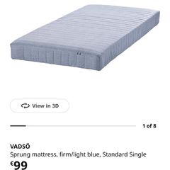 Single bed and Mattress New