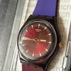 swatch Rebel watch Brand new  burgundy nos
