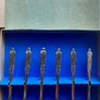 Set of six chrome plated Apostle Spoons Image 2
