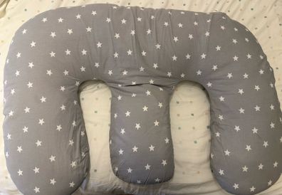 Twin nursing pillow