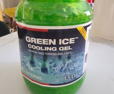 Cooling gel for painful muscles