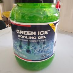 Cooling gel for painful muscles