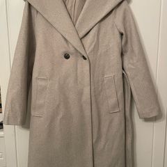 beige long coat