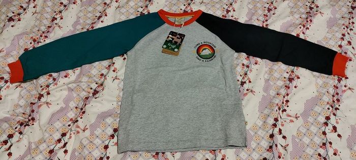frugi raglan top 7-8y