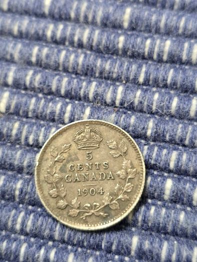 Edward VII 5cent Canada x2