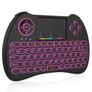 Mini Keyboard Touch Wireless Keyboard Touch Pad Smart TV Remote Control Ergonomic Keyboard USB Interface Silent Wireless Mouse and Keyboard Set (Color : Black) Image 7