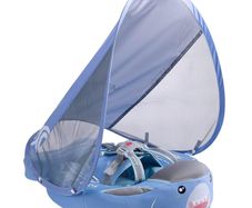 HECCEI Baby Swim Float with Canopy, Non-Inflatable Solid Baby Float  (Special Edition)