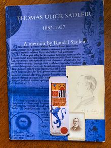 Thomas Ulick Sadleir 1882-1957, A Memoir - Randal Sadleir