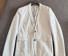 Hugo Boss Orange Label - Men's Seersucker Striped Blazer: Size 38R (IT/DE 48)
