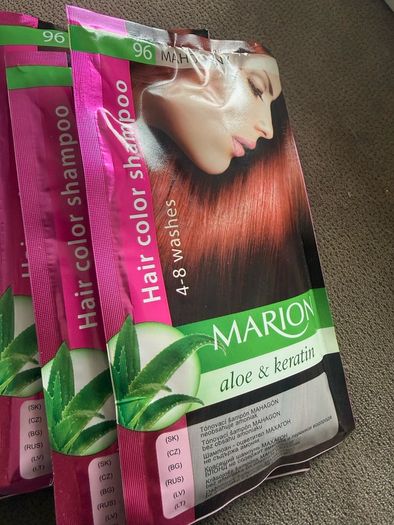 hair care mahogany wash in colour