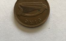 Irish Pre Decimal Halfpenny 1953
