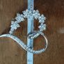 Beautiful Heart Shaped Crystal Brooch. Image 3