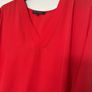 Adolfo Dominguez Red Top Size M Fits 14/16 Image 2