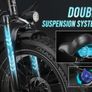 Samebike LOTDM200-II Electric Bike - Black Image 7