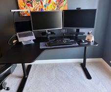 Office desk height adjustable