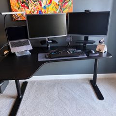 Office desk height adjustable