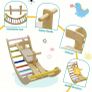 Wooden climbing arch and seesaw attachment Image 3