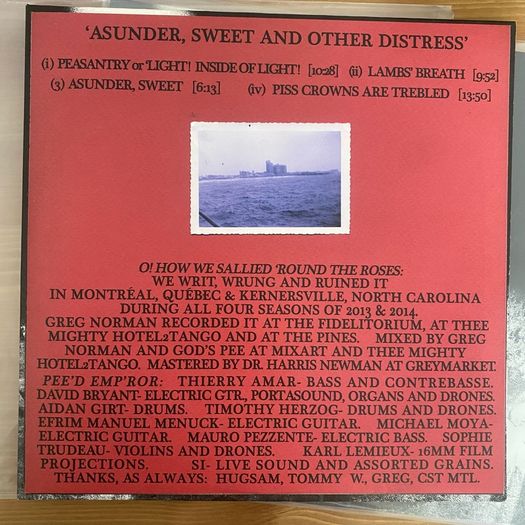 Godspeed You! Black Emperor -  Asunder, Sweet And Other Distress