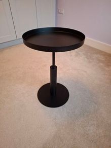 Black side end table