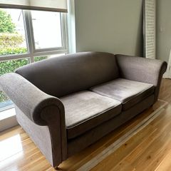 3 Seater Sofa Brown-Grey