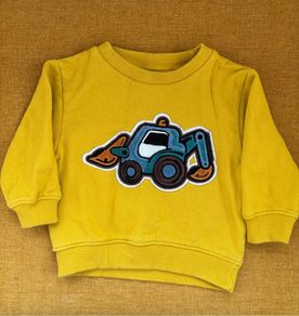Next character yellow jumper 9-12m baby boy