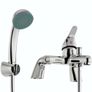 Bath Shower Mixer Tap Bathroom Chrome Bath Taps Shower Single Lever Image 3